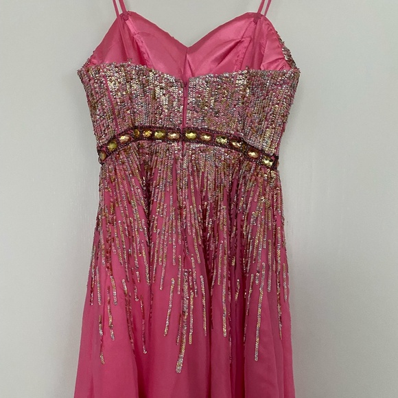 pink Sherri Hill dress - Picture 2 of 4